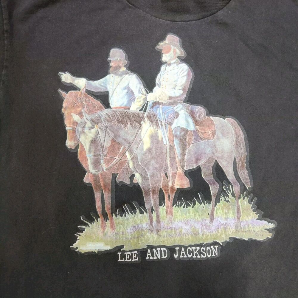 Vintage Lee And Jackson Mens Medium T Shirt Black Stadium Court